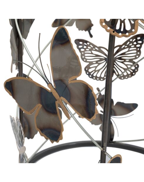 2 mesas con forma de mariposa negra