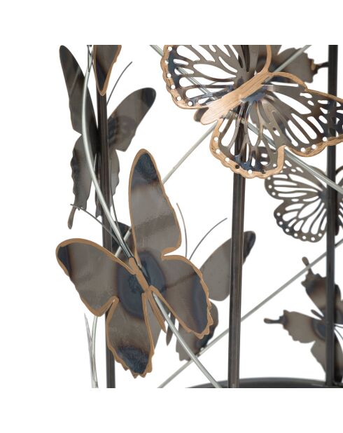 2 mesas con forma de mariposa negra