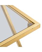 2 Petites tables Z dorées