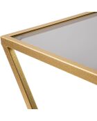 2 Petites tables Z dorées
