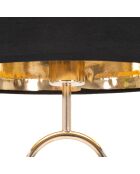 Lampe à poser bulle noire - D. 32.5x61 cm
