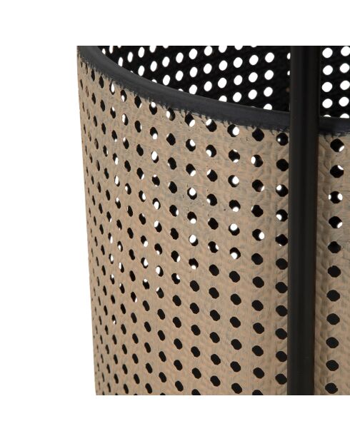 Schwarzer Kaffeetisch Osaka - D. 40x50 cm