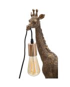 Lampada da tavolo dorata giraffa - 28x16x60 cm