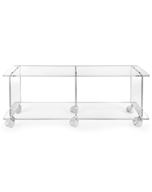 Meuble TV Porta transparent - 100x33x40 cm
