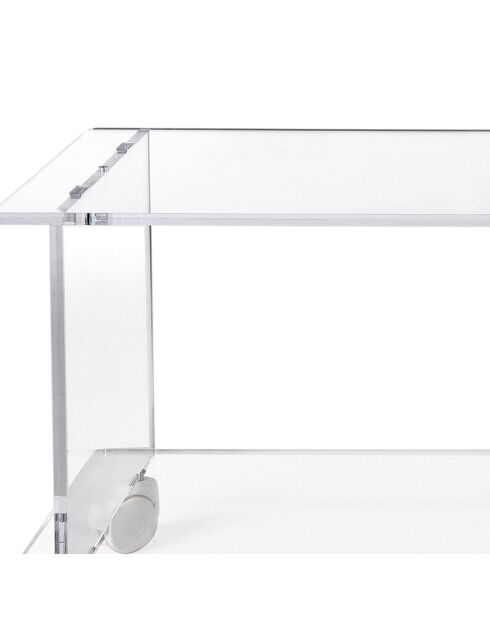 Meuble TV Porta transparent - 100x33x40 cm