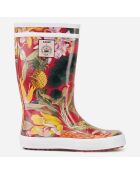 Bottes de pluie High Cut Lolly Pop Kid imprimées noires