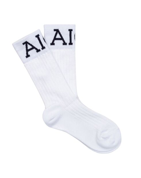 2 Paires de chaussettes Klavew noir/blanc