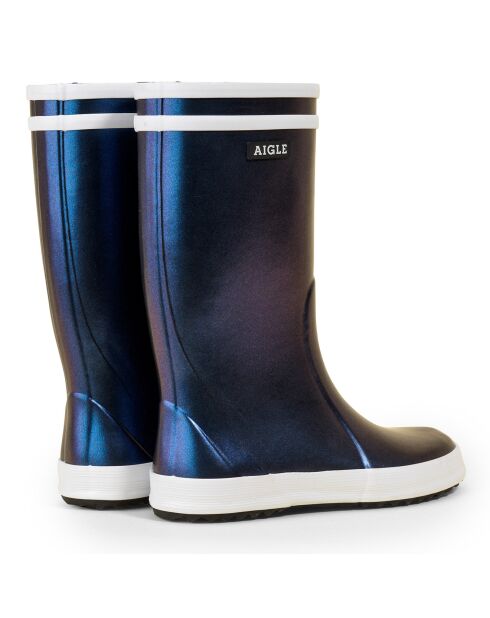 Bottes de pluie High Cut Lolly irisées bleues