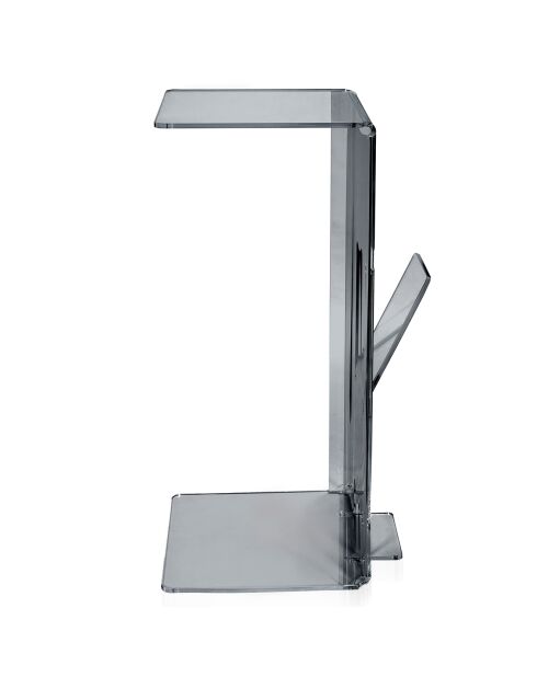 Table basse Ambrogio  fumé - 40x28x70 cm