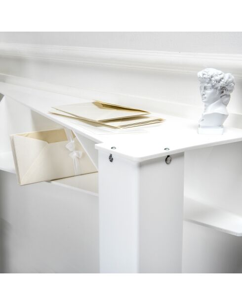 Console Chopin  blanche - 100x30x100  cm