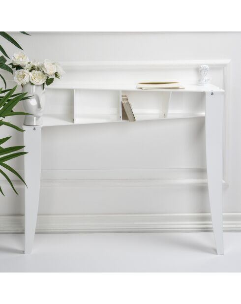 Console Chopin  blanche - 100x30x100  cm