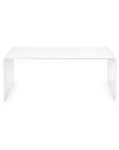 Weißer Couchtisch Milvio - 81x40x36 cm