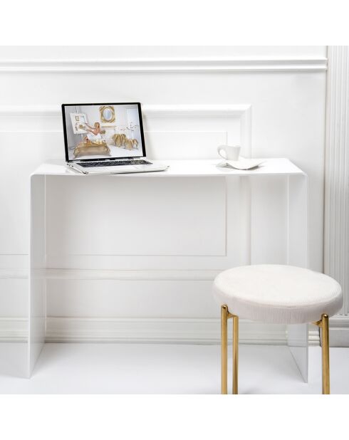 Console milvio blanche - 100x33x75 cm