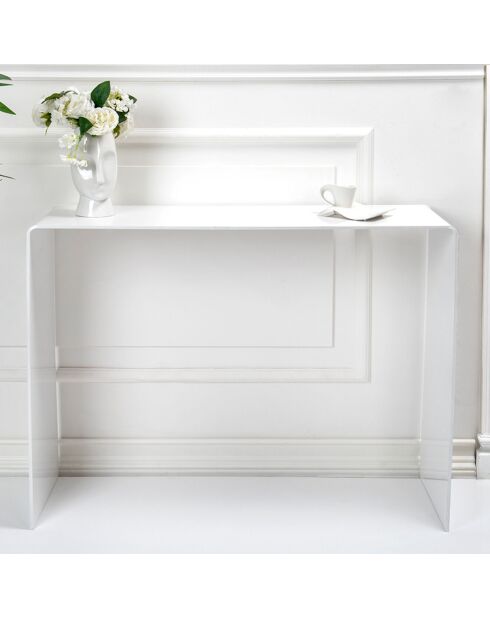 Console milvio blanche - 100x33x75 cm