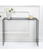 Console milvio fumé - 100x33x75 cm
