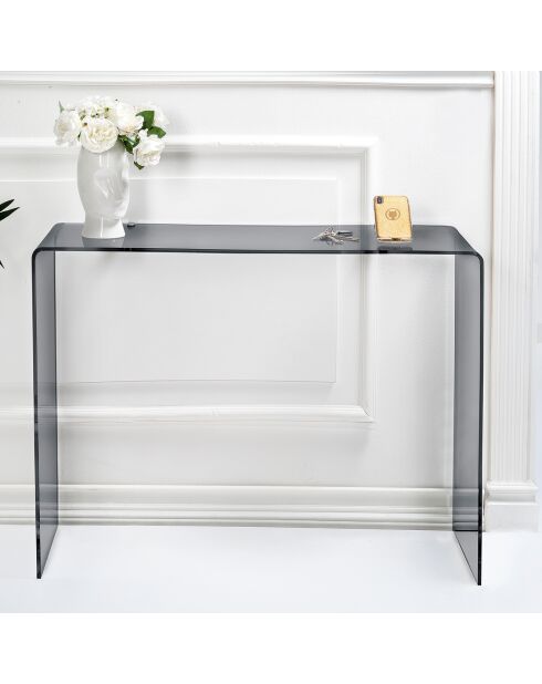 Console milvio fumé - 100x33x75 cm