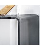 Console milvio fumé - 100x33x75 cm