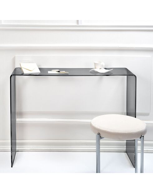 Console milvio fumé - 100x33x75 cm