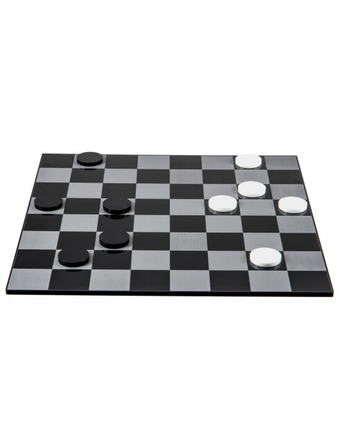 Jeu Ludotech 3-en-1 noir/gris - 29.5x29.5x3.5 cm