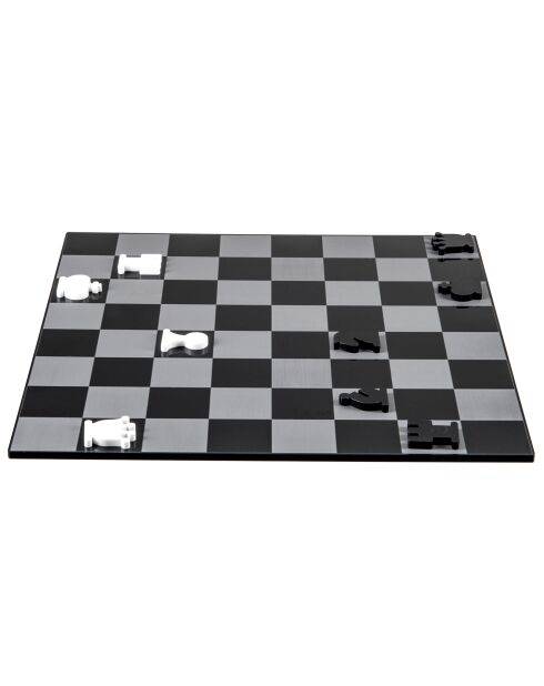 Jeu Ludotech 3-en-1 noir/gris - 29.5x29.5x3.5 cm