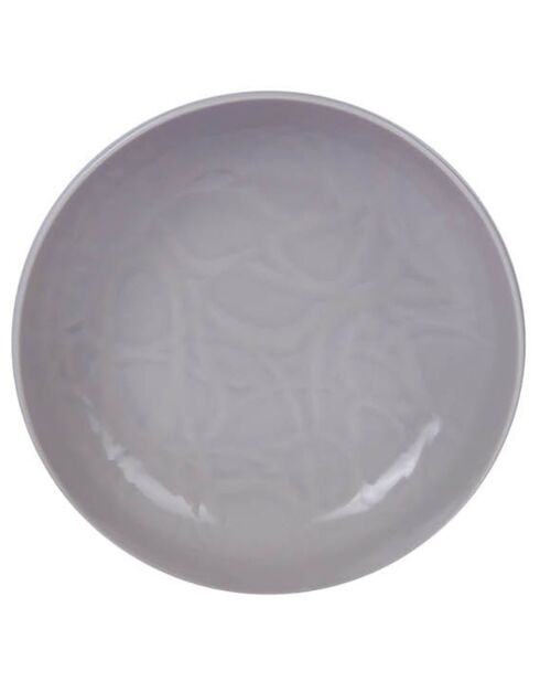 Service de table en Porcelaine gris - 24 pièces
