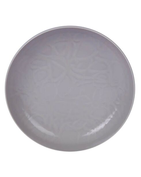 Service de table en Porcelaine gris - 24 pièces