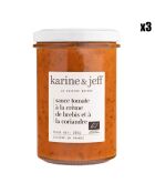 3 Bocaux de Sauce tomate à la Crème de Brebis et Coriandre 3x200 gr