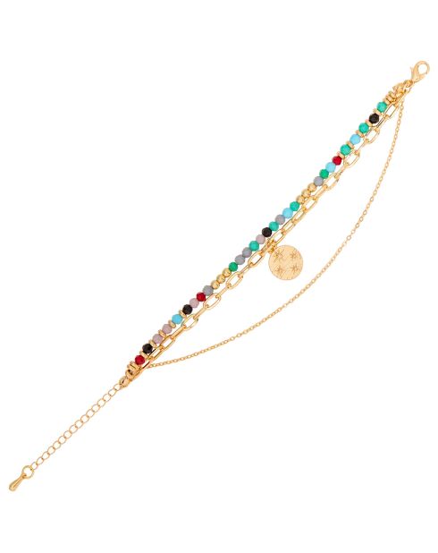 Galaxis Summer gold/mehrfarbiges Armband