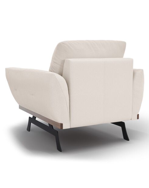 Fauteuil Olivier beige clair - 95x95x87 cm