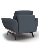 Fauteuil Olivier bleu - 95x95x87 cm