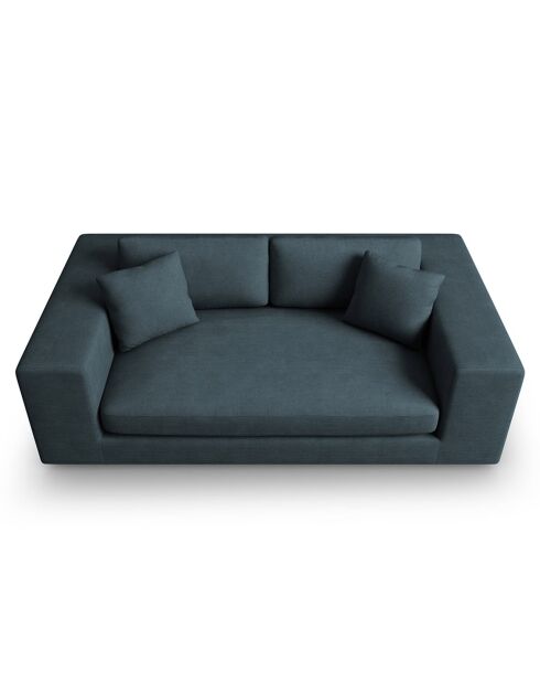 Canapé Tendance 3 Places bleu - 220x122x72 cm