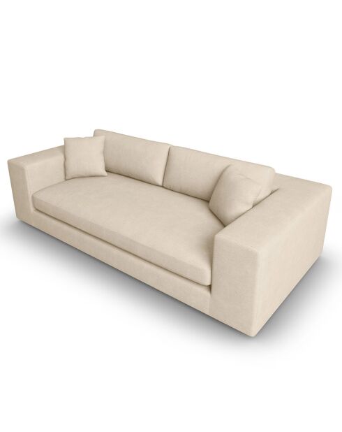 Canapé Tendance 4 Places beige clair - 262x122x72 cm