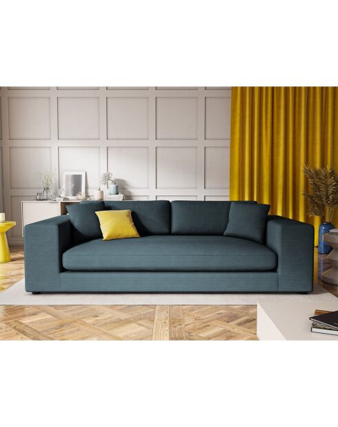 Canapé Tendance 4 Places bleu - 262x122x72 cm