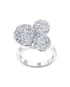 Bague Our Universe argenté/blanc