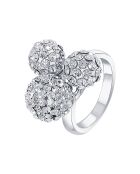 Bague Our Universe argenté/blanc