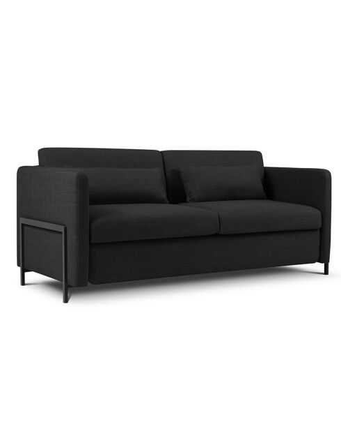 Yanis 2-Sitzer-Sofa, dunkelgrau, 182 x 102 x 80 cm