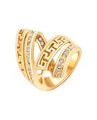 Bague Vertane doré/blanc