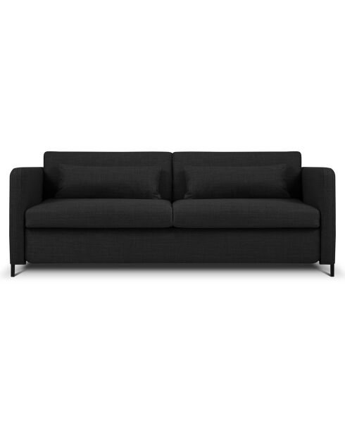 Yanis 3-Sitzer-Sofa, dunkelgrau, 202 x 102 x 80 cm