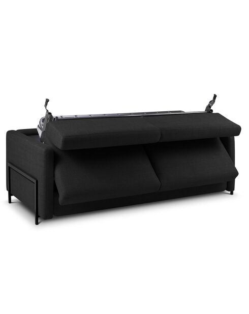 Yanis 3-Sitzer-Sofa, dunkelgrau, 202 x 102 x 80 cm