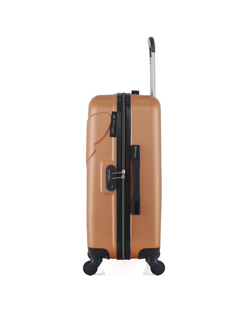 Valise Long Sejour 4 roues simples Norine-A 70 cm orange