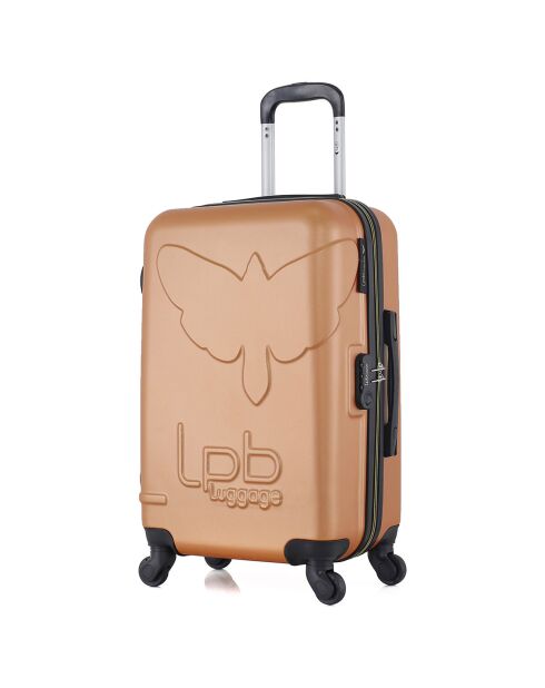 Valise Moyen Séjour 4 roues simples Norine-A 60 cm orange