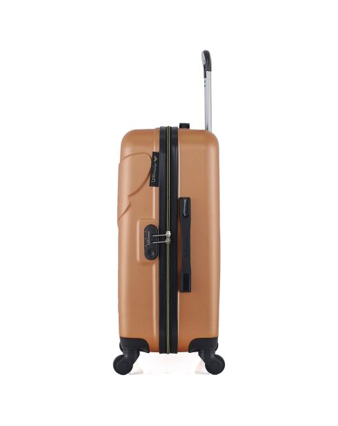 Valise Moyen Séjour 4 roues simples Norine-A 60 cm orange