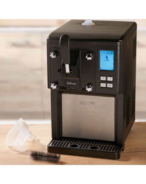 Turbine à glace semi-professionnelle pour glaces à l'italienne multicolore