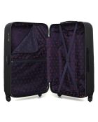 Valise Cabine XXS 4 roues simples Naïs 46 cm noire