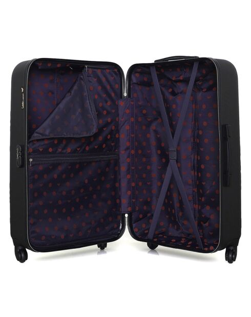 Valise Cabine XXS 4 roues simples Naïs 46 cm noire