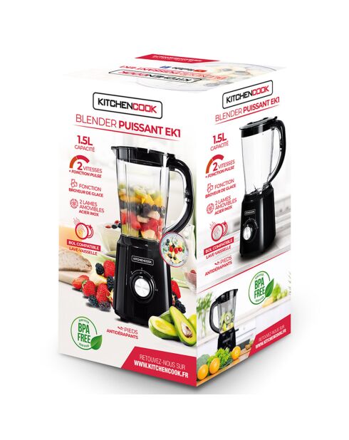 Blender 500W - EK1 noir - 1,5 L