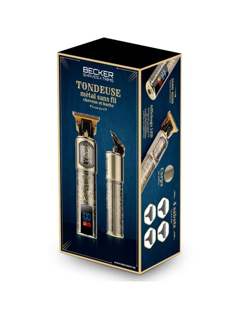 Tondeuse sans fil métal - 10 Pièces