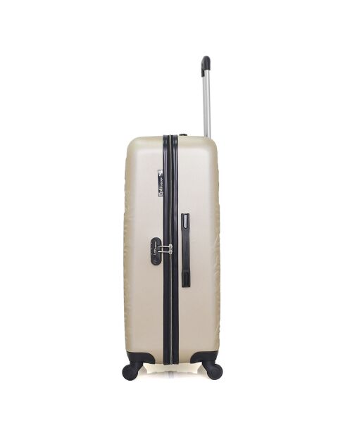 XXS Cabinekoffer 4 enkele wielen Naïs 46 cm beige