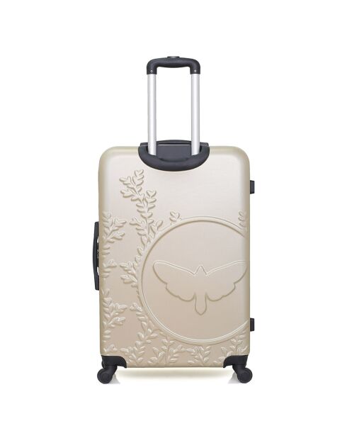 XXS Cabinekoffer 4 enkele wielen Naïs 46 cm beige