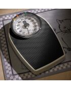 Pèse-personne mécanique grand cadran noir